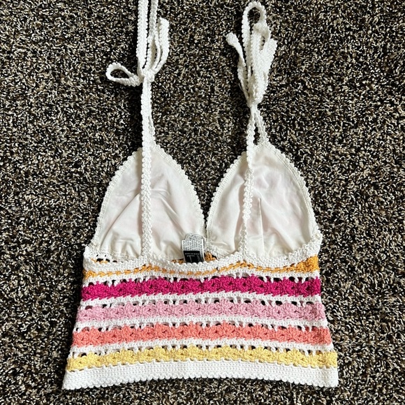 Forever 21 Multicolor Crochet Top - Picture 3 of 4